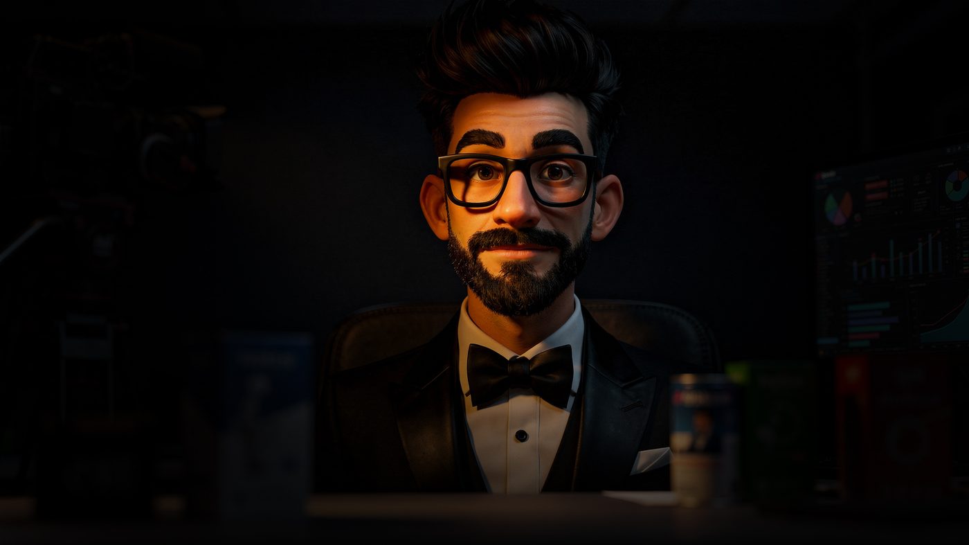 Luis Randomness character, the CTRL+R Studio strategist