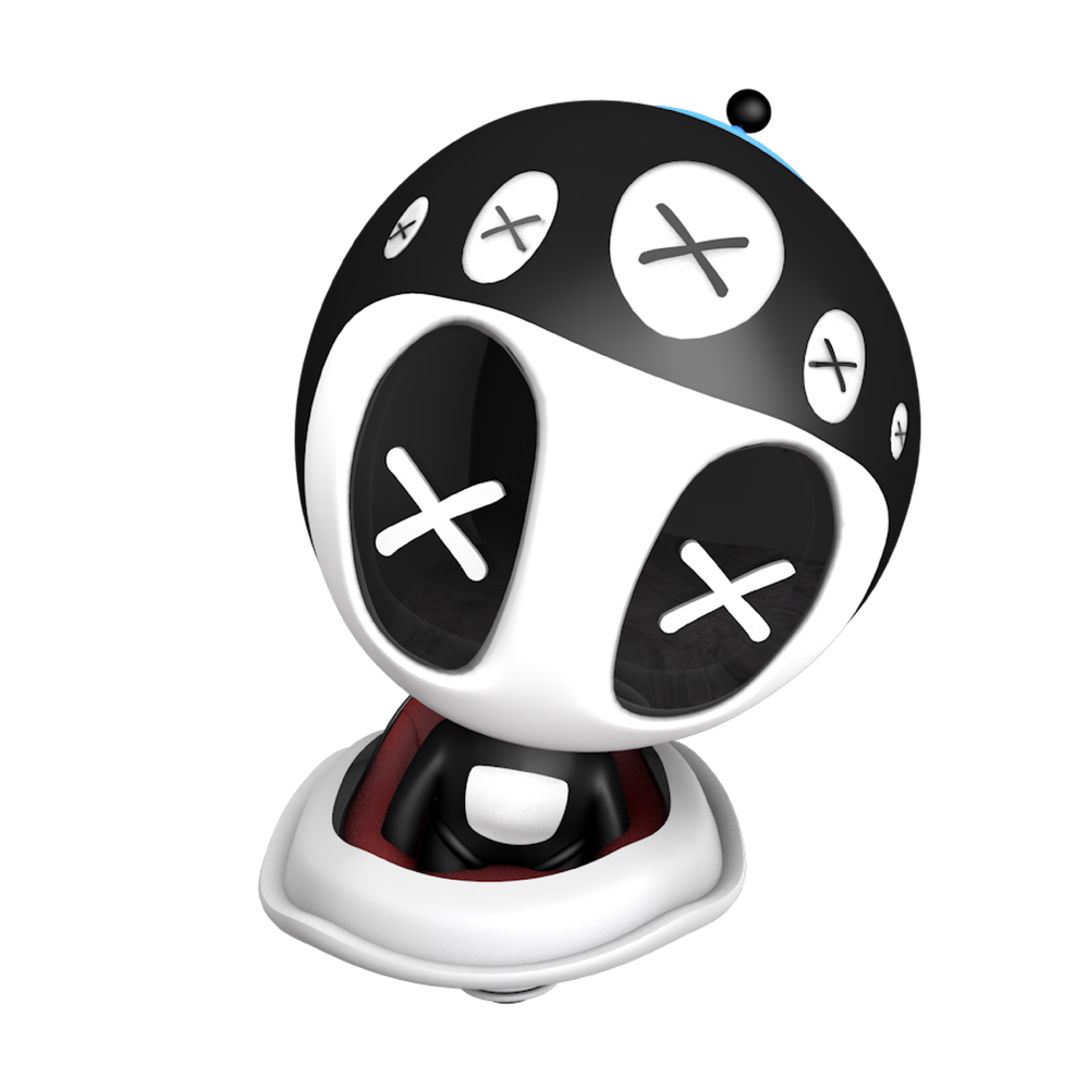 Cloak as Lactose Is The Devil, alarmed with X-marked eyes